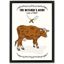 Mouse and Pen - The Butchers Guide/BEEF A3